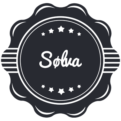 Sølva badge logo