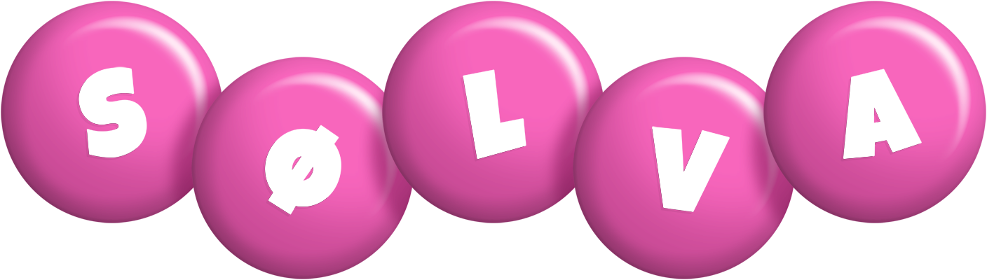 Sølva candy-pink logo