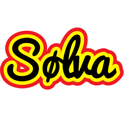 Sølva flaming logo