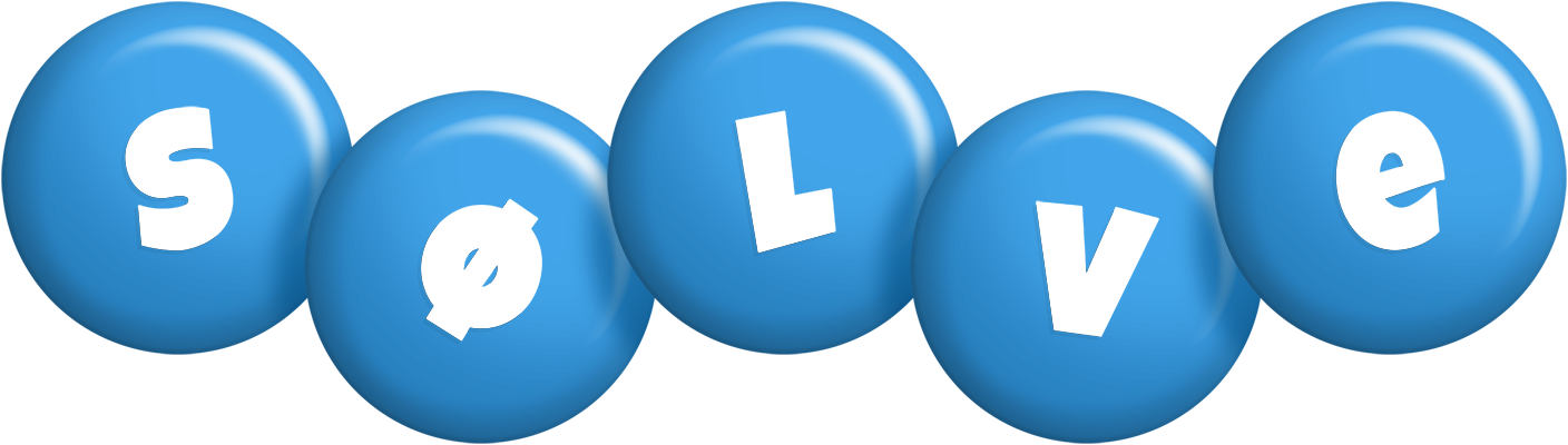 Sølve candy-blue logo