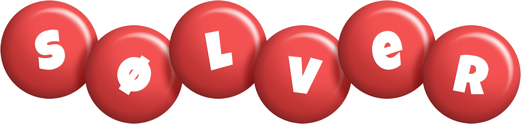 Sølver candy-red logo