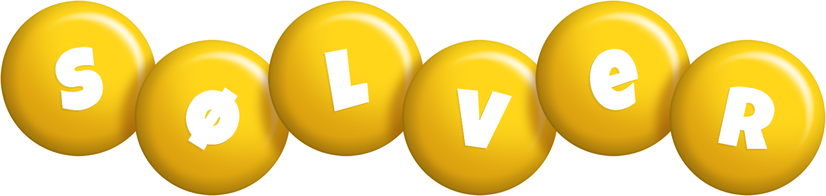 Sølver candy-yellow logo