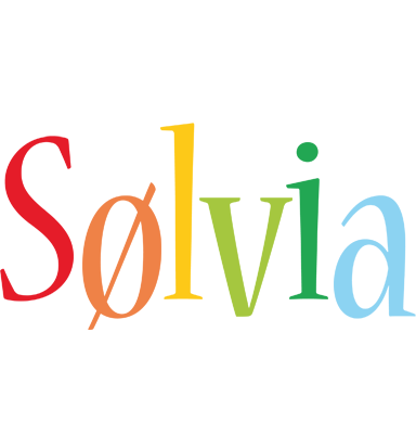 Sølvia birthday logo