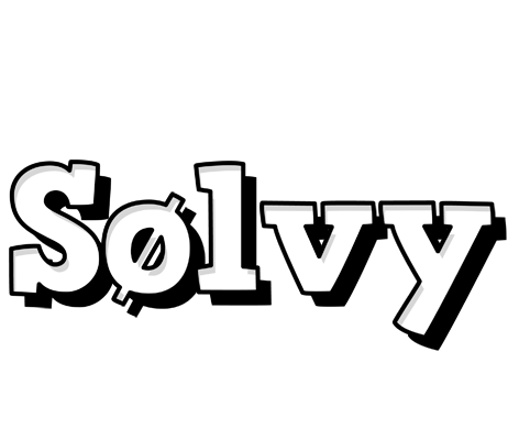 Sølvy snowing logo
