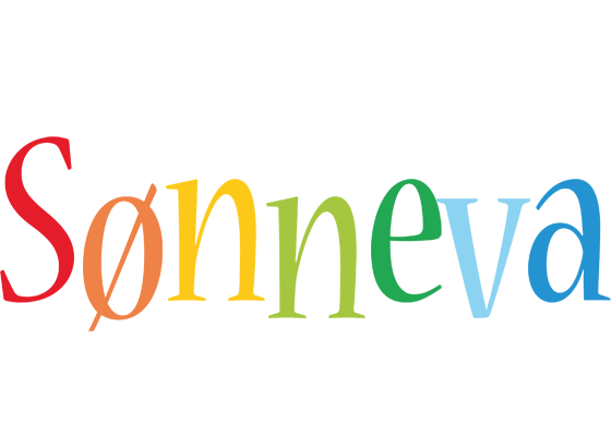 Sønneva birthday logo