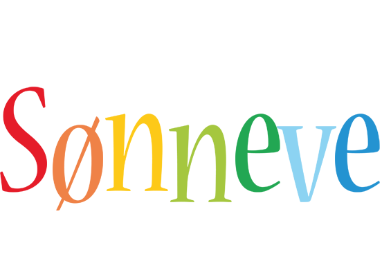 Sønneve birthday logo