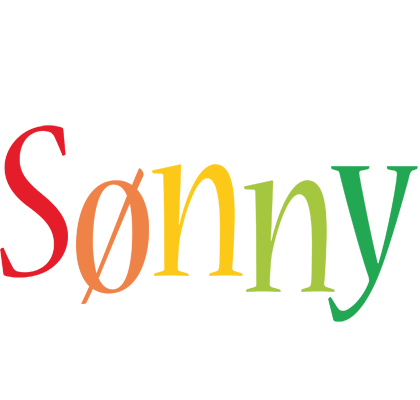 Sønny birthday logo