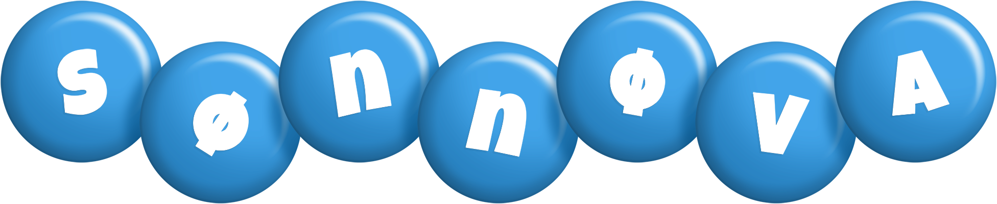 Sønnøva candy-blue logo