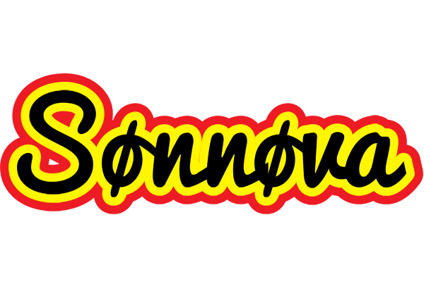 Sønnøva flaming logo