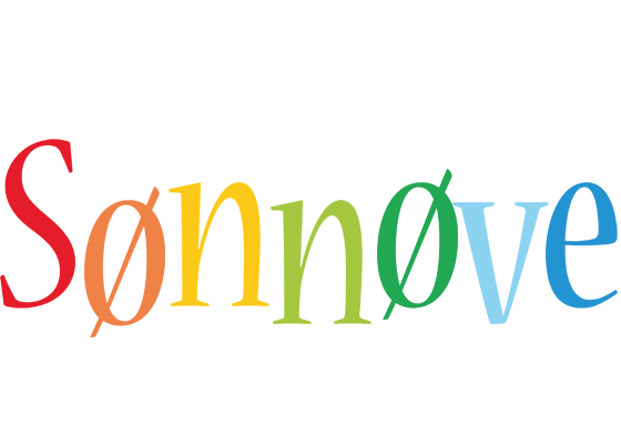 Sønnøve birthday logo