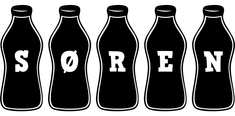 Søren bottle logo