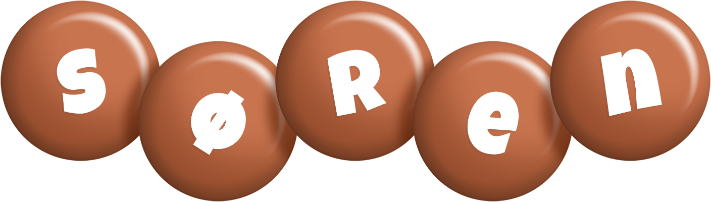 Søren candy-brown logo