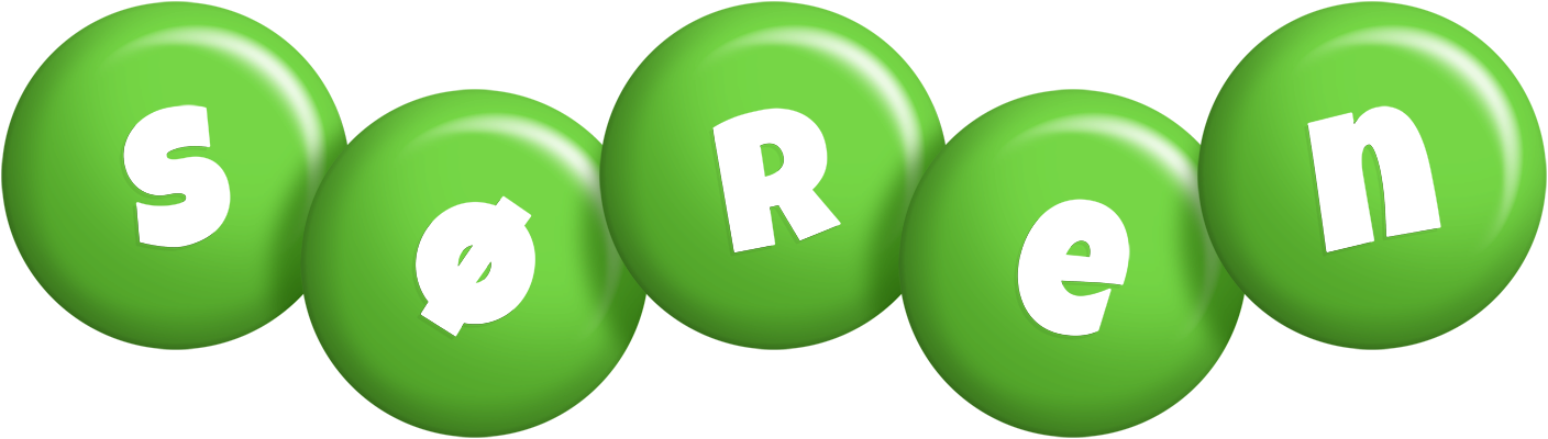 Søren candy-green logo