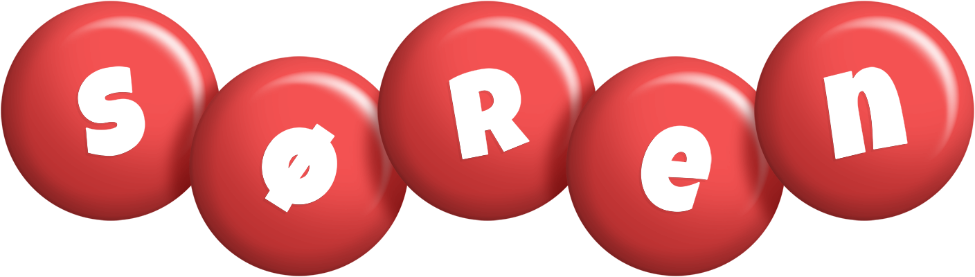 Søren candy-red logo