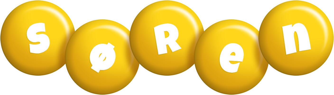 Søren candy-yellow logo