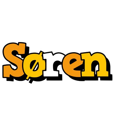 Søren cartoon logo