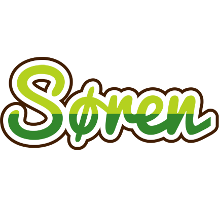Søren golfing logo