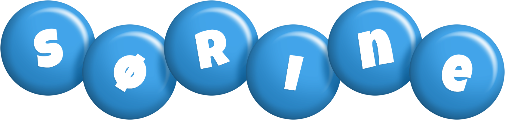 Sørine candy-blue logo