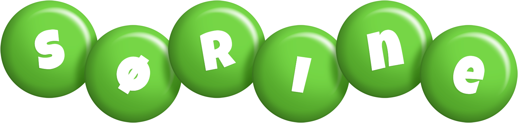 Sørine candy-green logo
