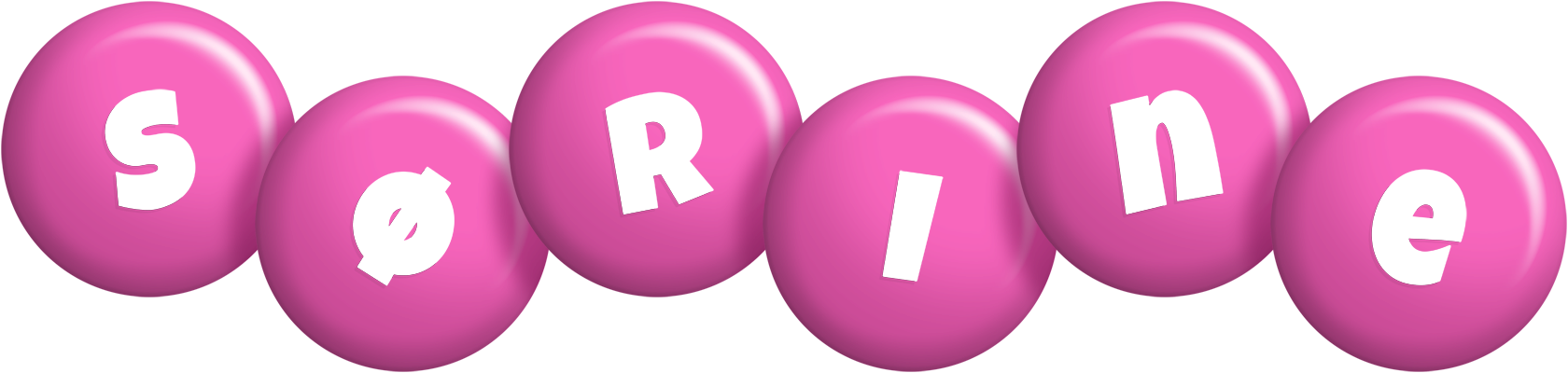 Sørine candy-pink logo