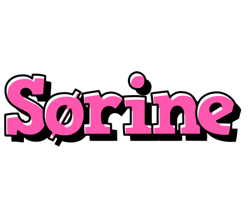 Sørine girlish logo