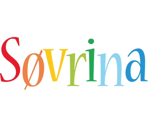 Søvrina birthday logo