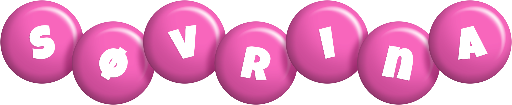 Søvrina candy-pink logo