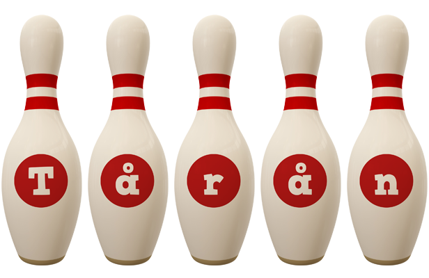 Tårån bowling-pin logo