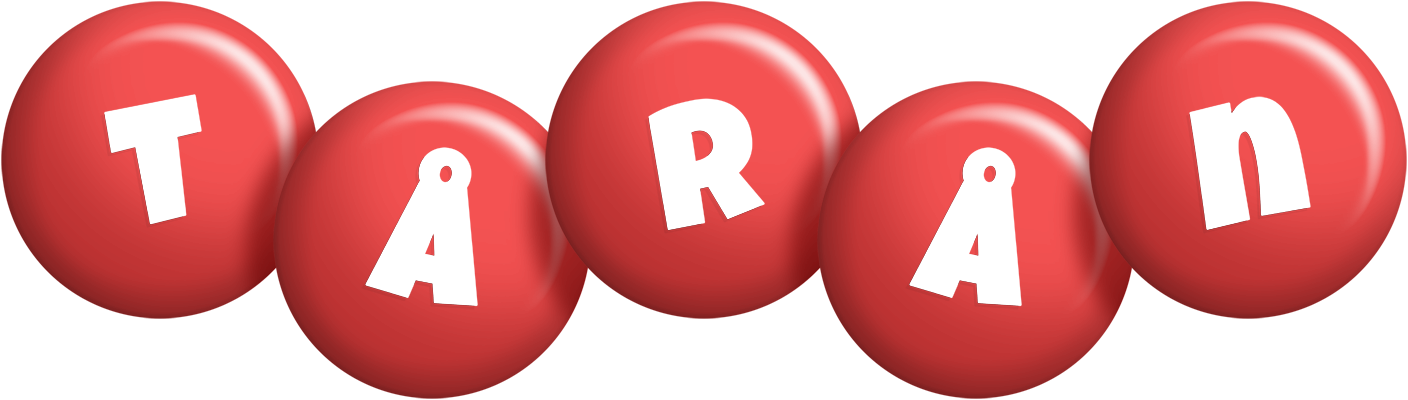 Tårån candy-red logo