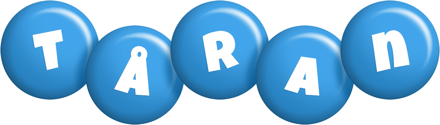 Tåran candy-blue logo