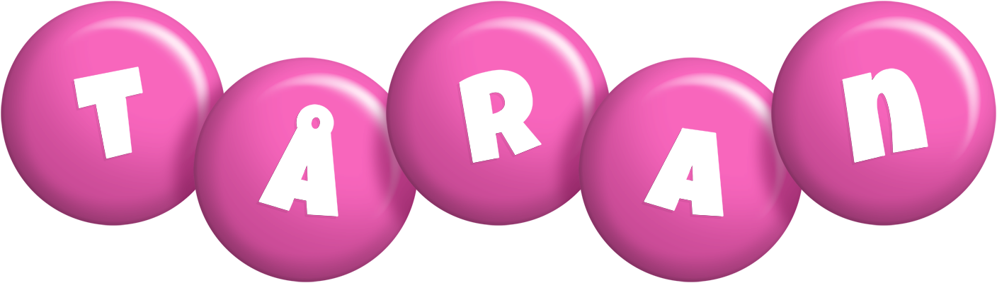 Tåran candy-pink logo