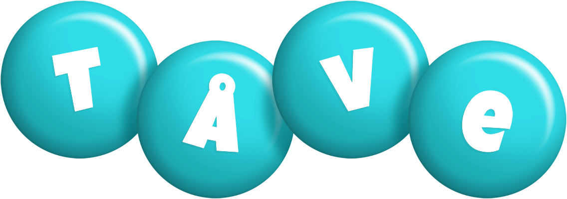 Tåve candy-azur logo