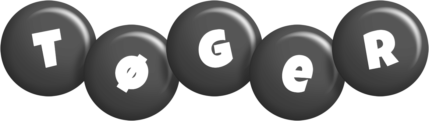 Tøger candy-black logo