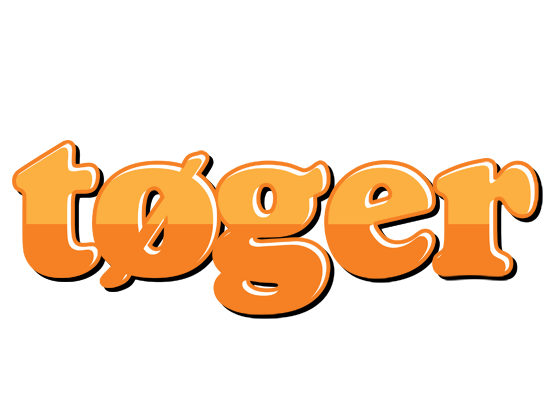Tøger orange logo