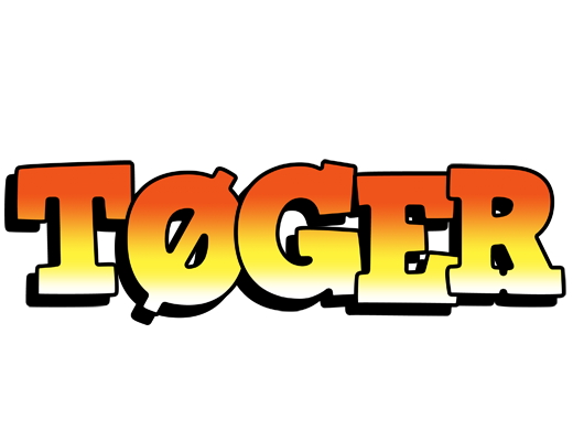 Tøger sunset logo