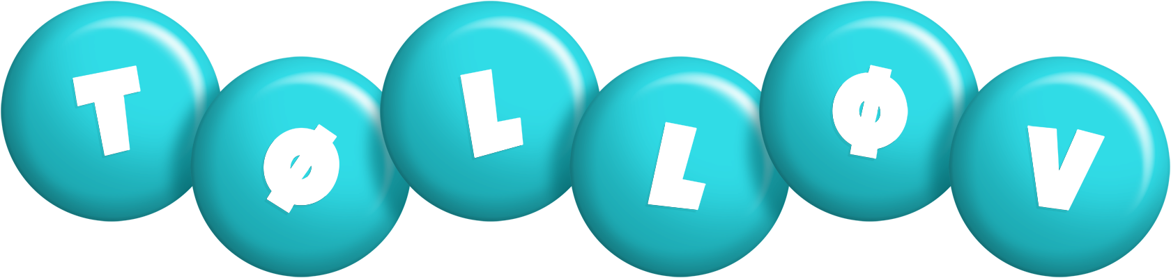 Tølløv candy-azur logo