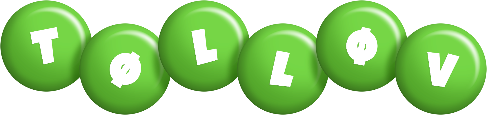 Tølløv candy-green logo
