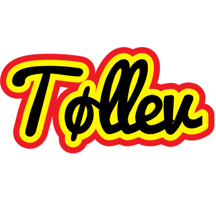 Tøllev flaming logo