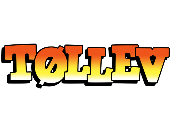 Tøllev sunset logo