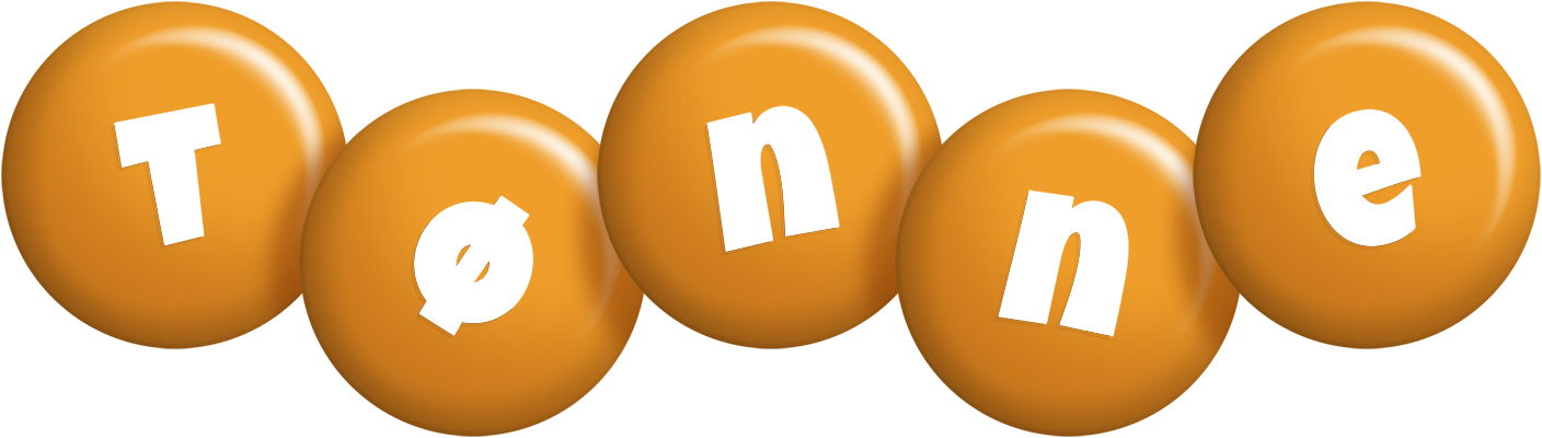 Tønne candy-orange logo