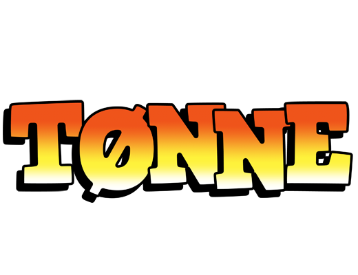 Tønne sunset logo