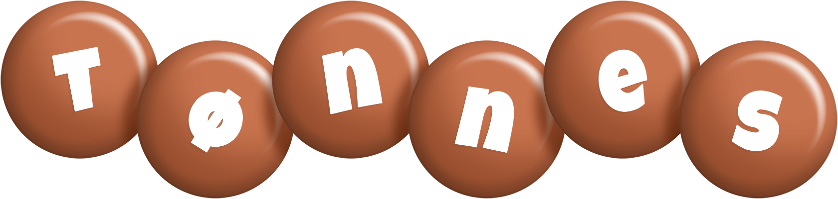 Tønnes candy-brown logo