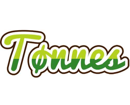 Tønnes golfing logo