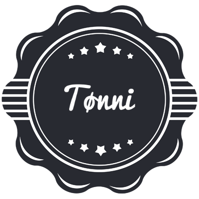 Tønni badge logo