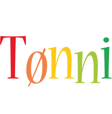 Tønni birthday logo
