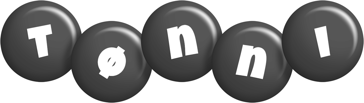 Tønni candy-black logo
