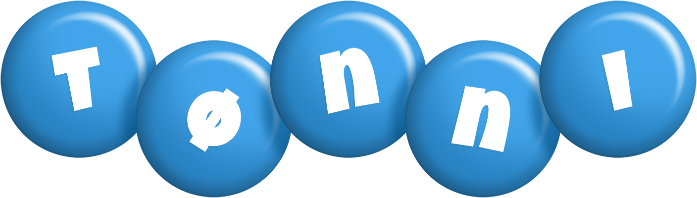 Tønni candy-blue logo