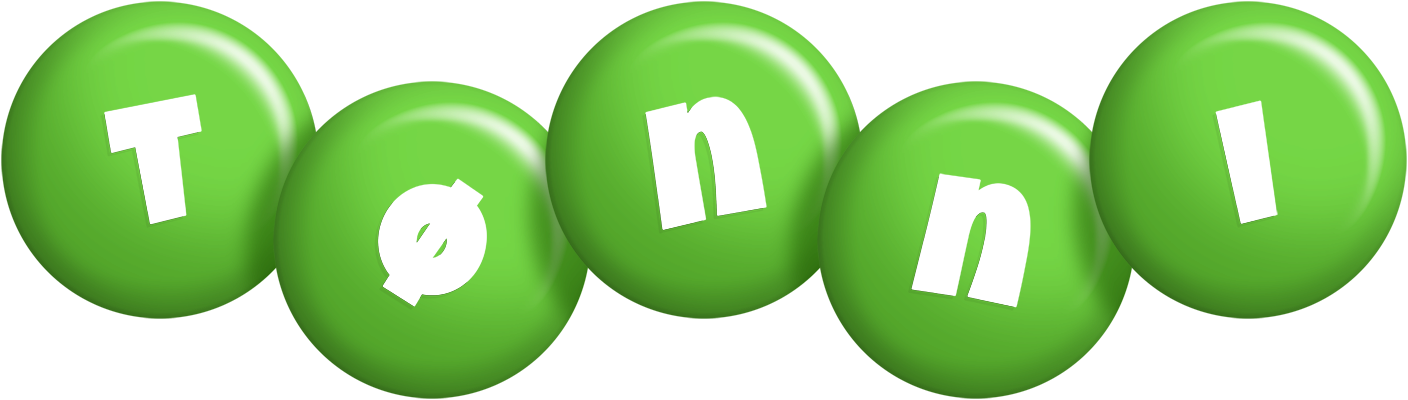 Tønni candy-green logo