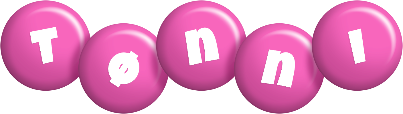 Tønni candy-pink logo