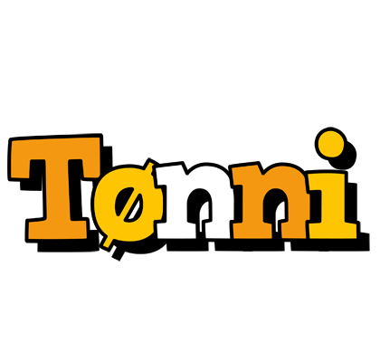 Tønni cartoon logo